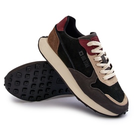 Baskets pour hommes système de mousse à mémoire de forme Big Star NN174357 noir le noir 9