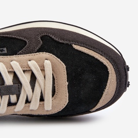 Baskets pour hommes système de mousse à mémoire de forme Big Star NN174357 noir 2