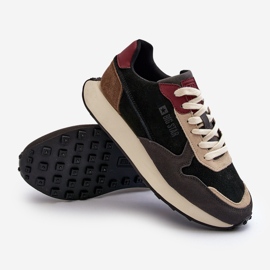 Baskets pour hommes système de mousse à mémoire de forme Big Star NN174357 noir le noir 4
