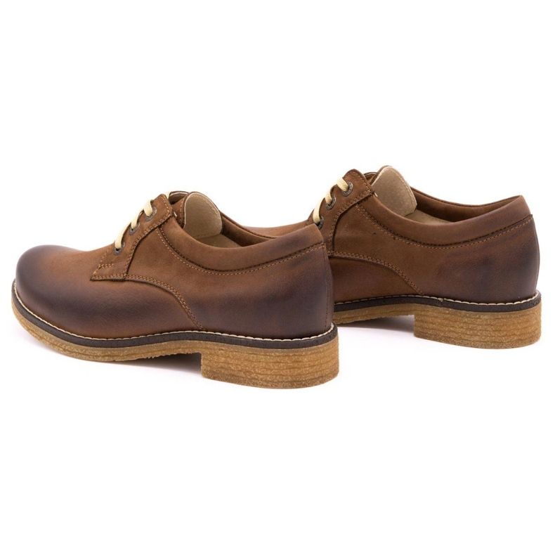 ButBal Chaussures en cuir pour femmes 656b marron brun 4