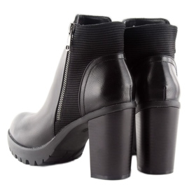 Bottes à talons dd35p noir le noir 2