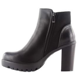 Bottes à talons dd35p noir le noir 4