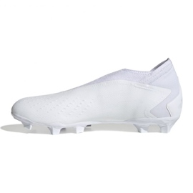 Chaussures Adidas Predator Accuracy.3 Ll Fg M FZ6111 blanche 1