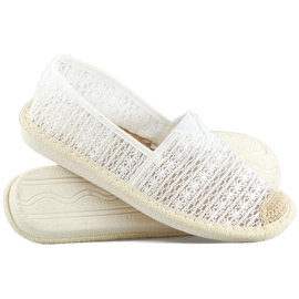Espadrilles en maille blanche, espadrilles aérées pour femmes 1
