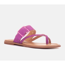 Marco Shoes Tongs Bari rose 1