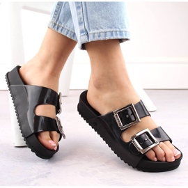 Chaussons confortables pour femmes, parfumés, élastiques, en caoutchouc, noirs, Zaxy HH285157 le noir 1 Chaussons confortables pour femmes, parfumés, élastiques, en caoutchouc, noirs, Zaxy HH285157 le noir 1