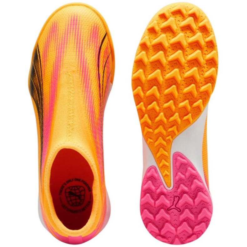 Puma Ultra Match LL TT + Mid 107772 03 Chaussures de football orange 2