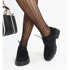 Chaussures Keiko classiques en daim noir le noir 2