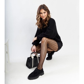 Chaussures Keiko classiques en daim noir le noir 4