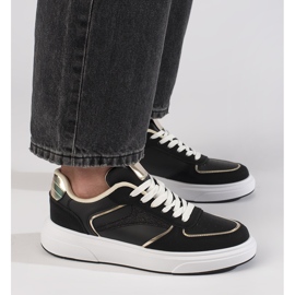 Baskets noires pour femme le noir 2