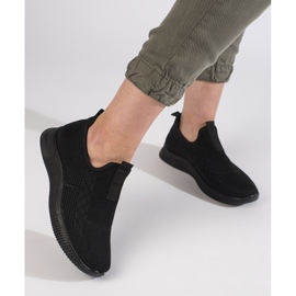 Chaussures de sport à enfiler pour femmes noires le noir 2
