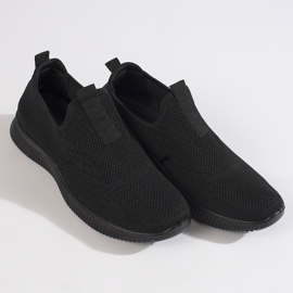 Chaussures de sport à enfiler pour femmes noires le noir 1