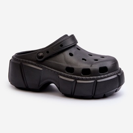 Tongs Femme En Mousse Sur Semelle Massive, Noir Witima le noir 1