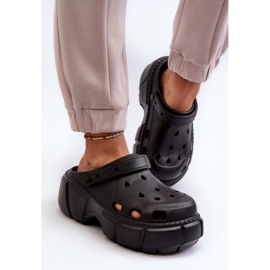 Tongs Femme En Mousse Sur Semelle Massive, Noir Witima le noir 4