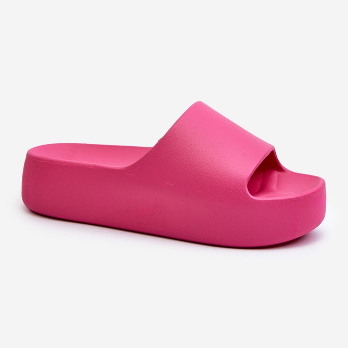 Tongs pour femmes à semelle épaisse Fuchsia Oreithano rose 1