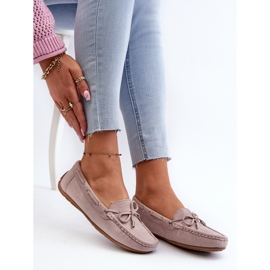 Mocassins Femme Daim Violet Si Passione 8