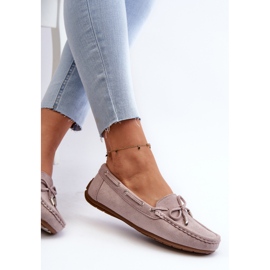 Mocassins Femme Daim Violet Si Passione 7