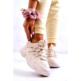 News Chaussures de sport femme Baskets Beige 1