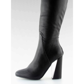 Cuissardes à talon noir d'exception C75p noir le noir 3