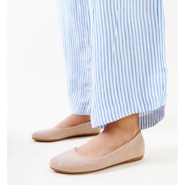 Ballerines beiges en éco-daim Jala 5