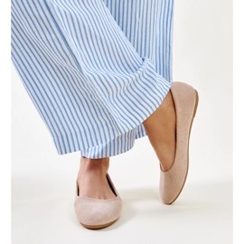 Ballerines beiges en éco-daim Jala 7