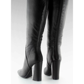 Cuissardes à talon noir d'exception C75p noir le noir 6