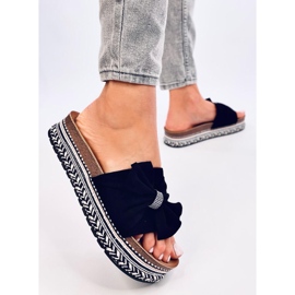 Tongs en liège à semelle colorée Servoz Noir le noir 4