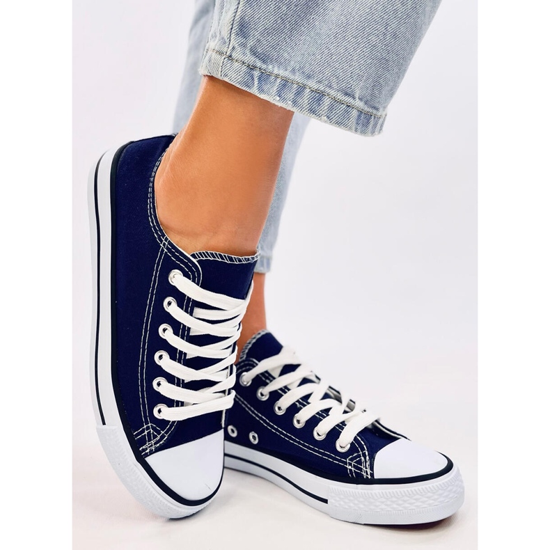 Baskets classiques femme Basic D.BLUE bleu 1