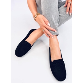 Mouton Mocassins en daim noir le noir 5