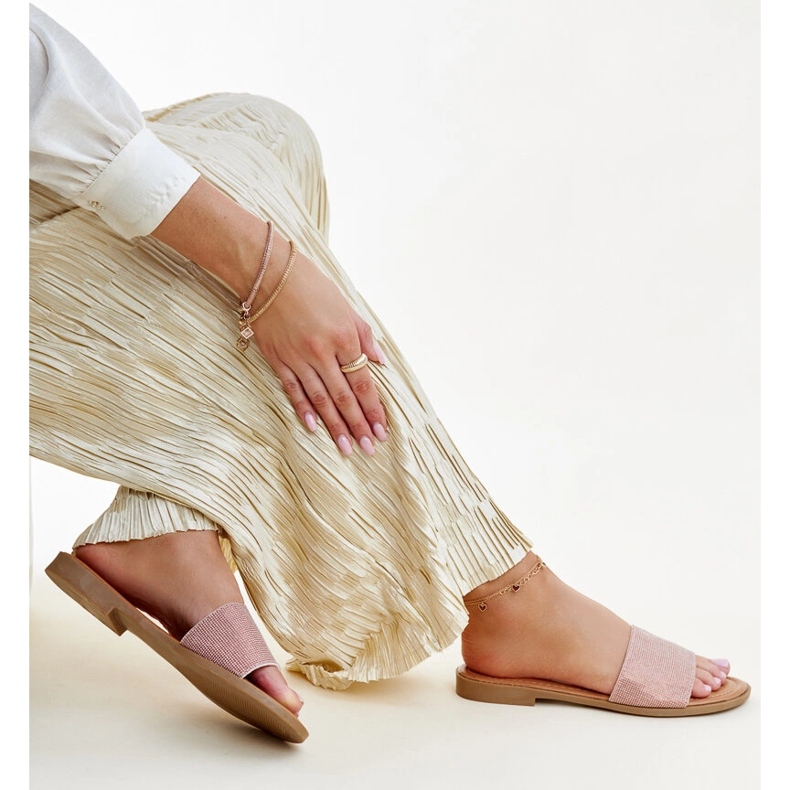 Tongs Anilsa roses brillantes 1 Tongs Anilsa roses brillantes 1