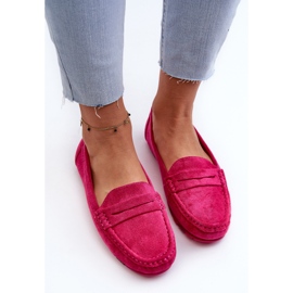 Mocassins Femme Eco Daim Big Star NN274934 Système de Mousse à Mémoire Fuchsia rose 6