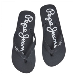 Tongs Pepe Jeans Bay Beach Basic M PMS70128 le noir 1 Tongs Pepe Jeans Bay Beach Basic M PMS70128 le noir 1