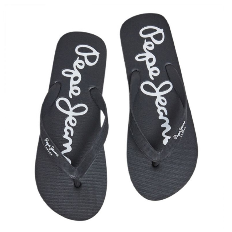 Tongs Pepe Jeans Bay Beach Basic M PMS70128 le noir 1 Tongs Pepe Jeans Bay Beach Basic M PMS70128 le noir 1