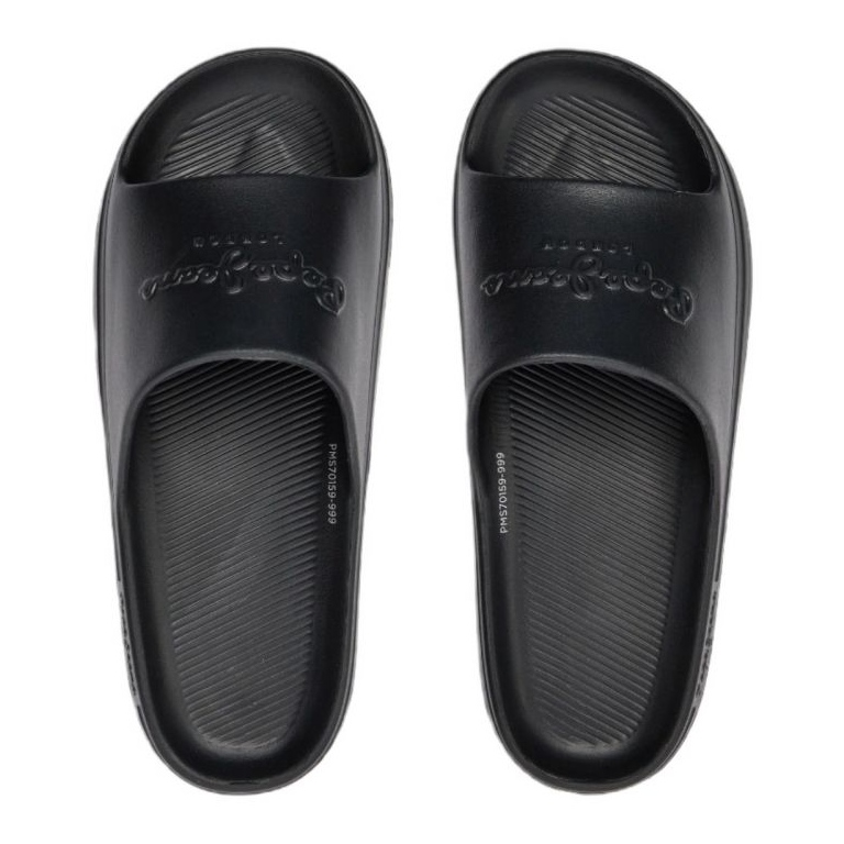 Tongs Pepe Jeans Beach Slide M PMS70159 le noir 1