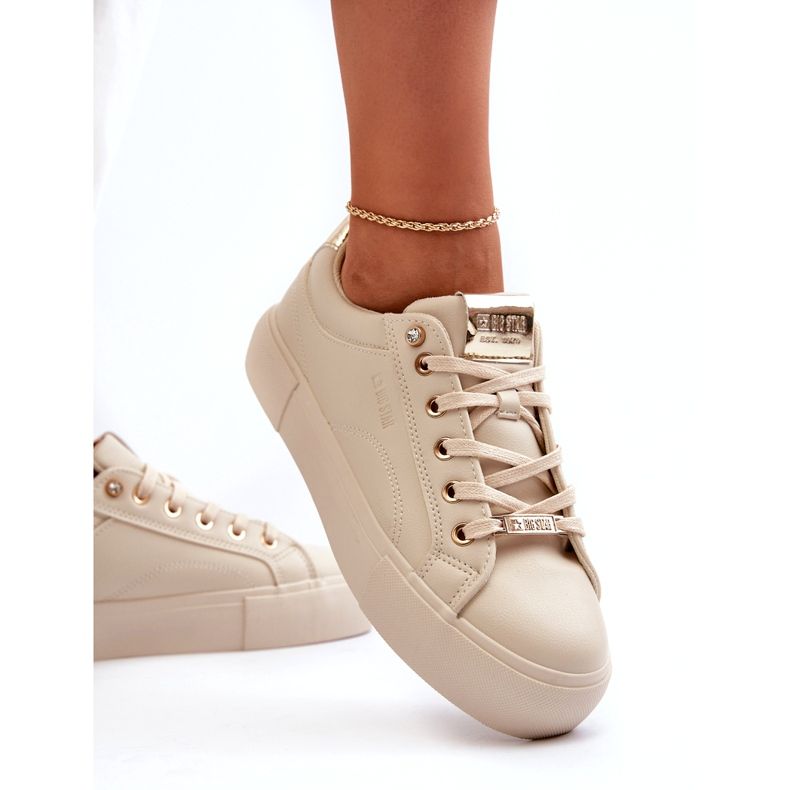 Baskets Femme Big Star NN274210 Beige 4 Baskets Femme Big Star NN274210 Beige 4