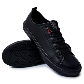 Baskets en cuir pour hommes Big Star JJ174005 Noir 3