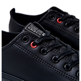 Baskets en cuir pour hommes Big Star JJ174005 Noir 4