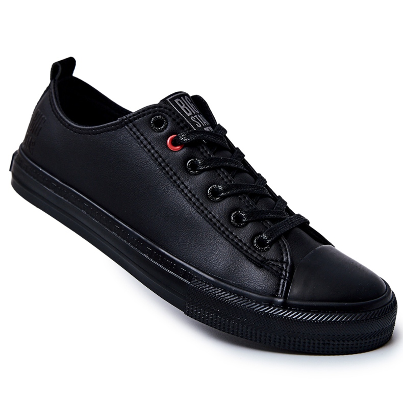 Baskets en cuir pour hommes Big Star JJ174005 Noir 5