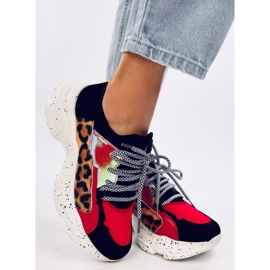 Agnès Red baskets multicolore 2