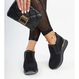 Baskets compensées Cadelaria noires le noir 3