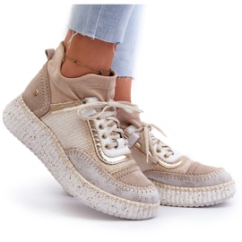 Chaussures Femme En Daim Maciejka 06405-04 Beige 8