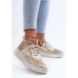 Chaussures Femme En Daim Maciejka 06405-04 Beige 3