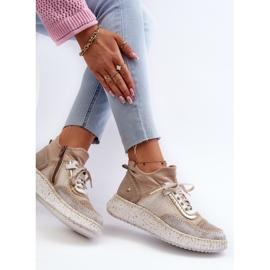 Chaussures Femme En Daim Maciejka 06405-04 Beige 7
