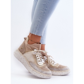 Chaussures Femme En Daim Maciejka 06405-04 Beige 2