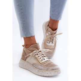 Chaussures Femme En Daim Maciejka 06405-04 Beige 4