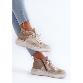Chaussures Femme En Daim Maciejka 06405-04 Beige 6