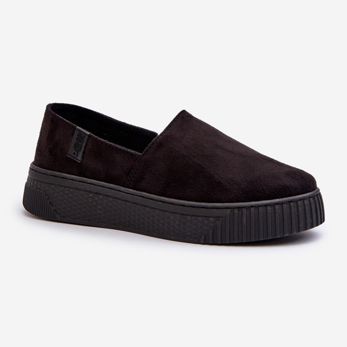 Big Star Baskets à plateforme pour femmes NN276010 Système de mousse à mémoire de forme Noir 1