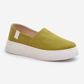 Big Star Baskets à plateforme pour femmes NN276008 Système de mousse à mémoire de forme Lime vert 1