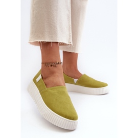 Big Star Baskets à plateforme pour femmes NN276008 Système de mousse à mémoire de forme Lime vert 3