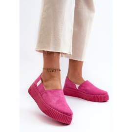 Big Star Baskets à plateforme pour femmes NN276009 Système de mousse à mémoire de forme Fuchsia rose 3